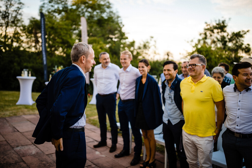 Vortrag auf der Bühne